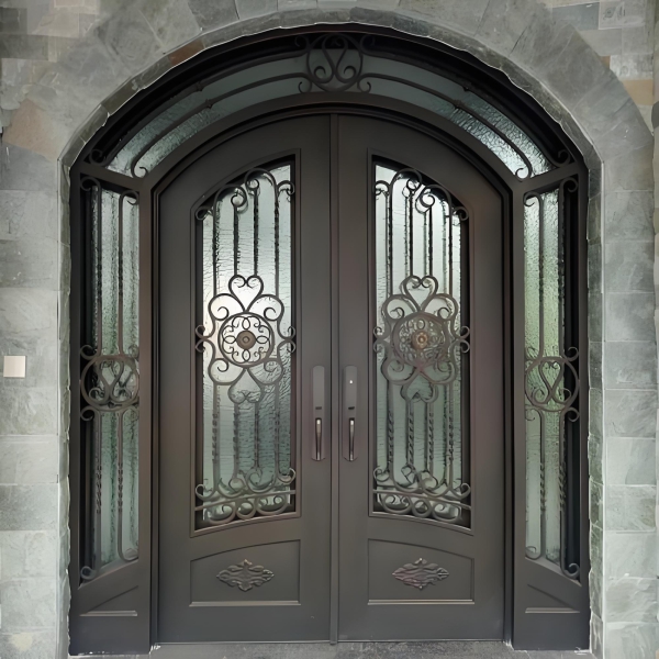 Wrought iron gate