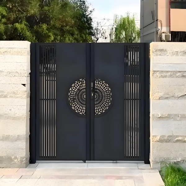 Wrought iron gate