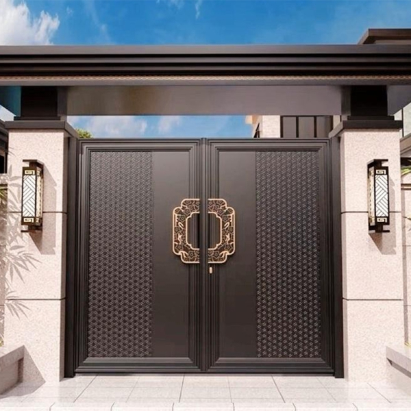 Stainless steel door