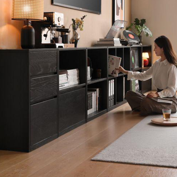 Wooden storage cabinet