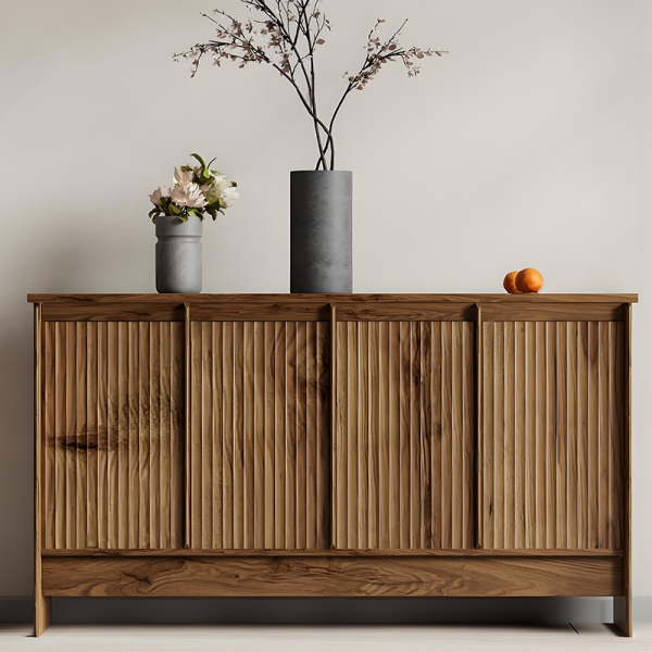 Wooden storage cabinet