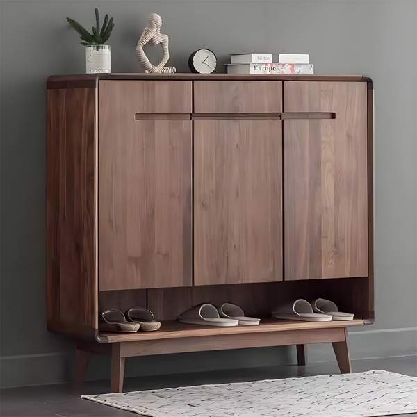 Wooden storage cabinet