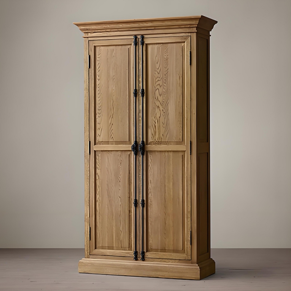 Wooden storage cabinet