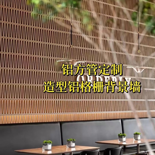 Aluminum art space partition