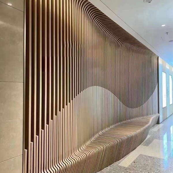 Aluminum art space partition
