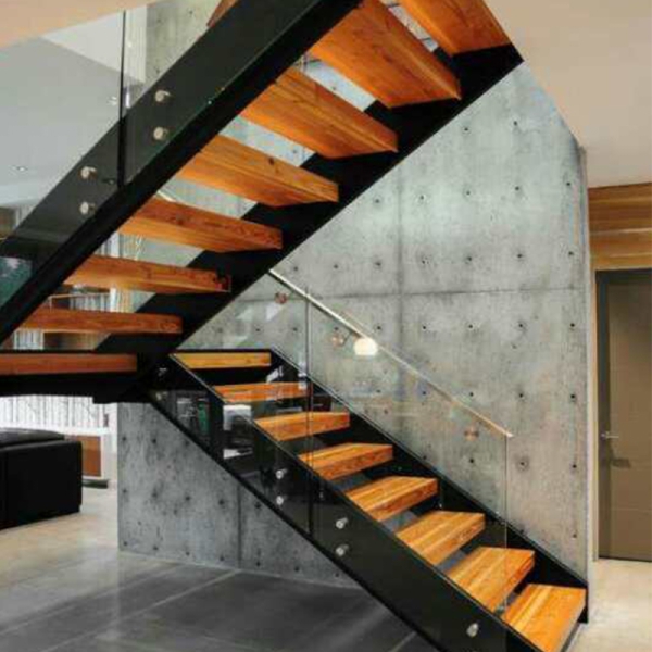 Assembled steel structure stairs