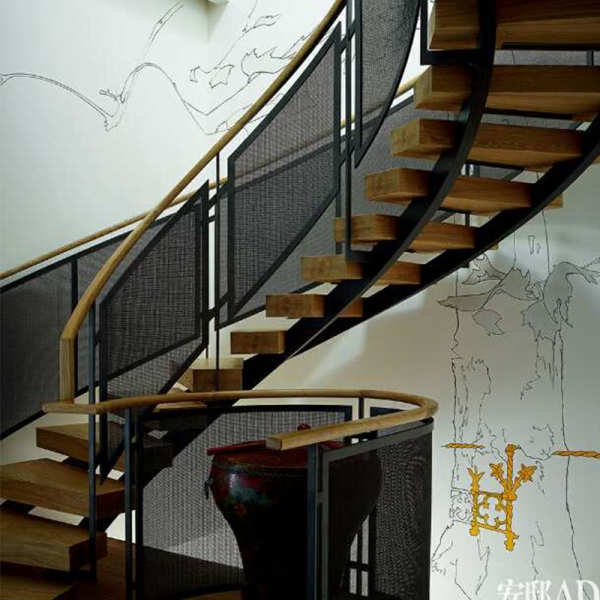 Assembled steel structure stairs
