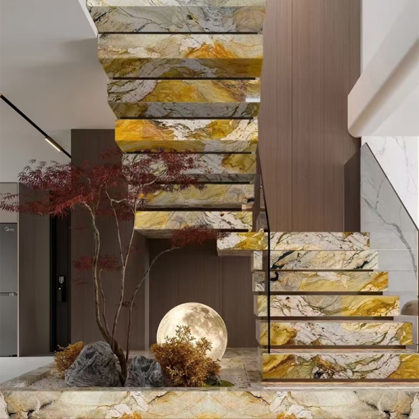 Stone and rock slab facing