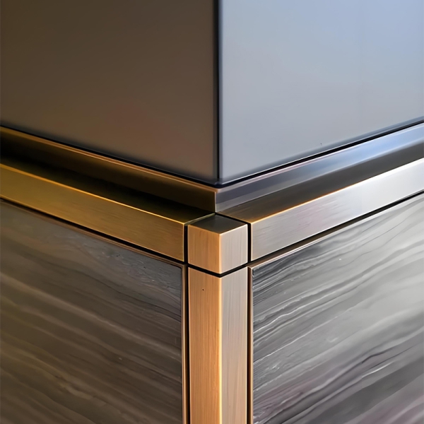 Red antique copper lines