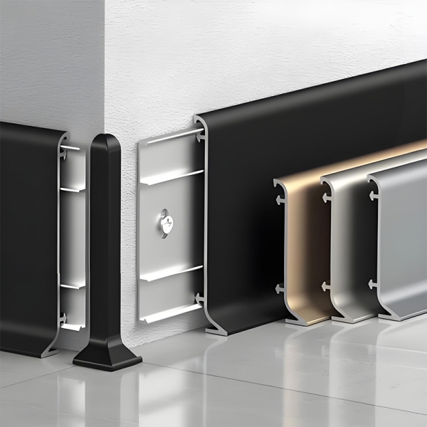 Aluminum alloy skirting board